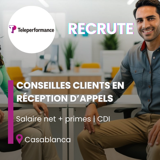 Call Performance Rabat Moncallcenter.ma | teleperformance - Photos du journal